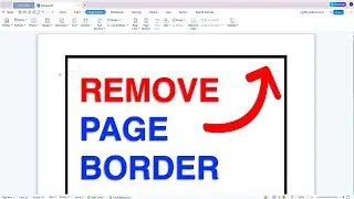How To REMOVE BORDER In WPS Office of Page