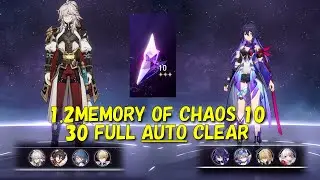 [Honkai Star Rail] Memory of Chaos 10 - E0 Jing Yuan E0 Seele Auto Play Full Stars v1.2