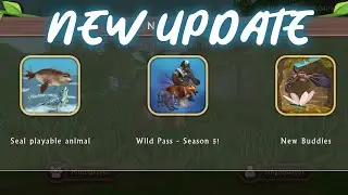 WildCraft: New Update! ~ Wildpass season 5, new buddies, new playable animal - seal 🦭