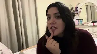 ASMR hand movements whisper with long acrylic nails