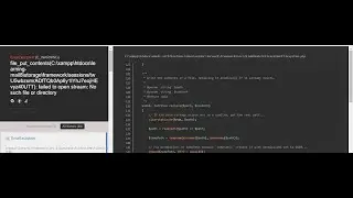 change drive in laravel error found file_put_contentsFailed to open stream: Resource device