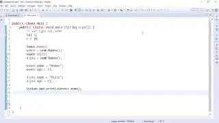 Java Class and Objects 3 - Use variables and methods through Object Reference Variable (Bangla)