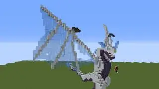 Ice Dragon Mega Build | Minecraft Timelapse