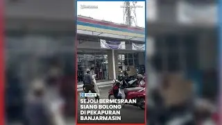 Sejoli Belia Bermesraan Siang Bolong di Pekapuran Banjarmasin, Videonya Viral