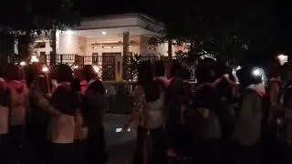 Pawai Obor Hari Sumpah Pemuda ke 96 di Cikulur