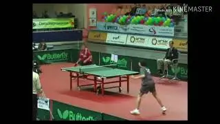 Table Tennis Champions League 2010 Waldner vs Vlasov (highlights)