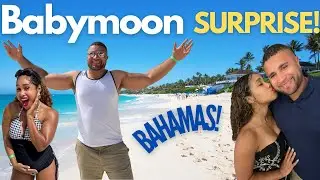 SURPRISE BABYMOON TO THE BAHAMAS! (The Brawley’s Babymoon Vlog: LAST couples trip until baby comes!)