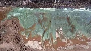 снт корунд планировка песка на участке мини экскаватором, проблемы из за воды.