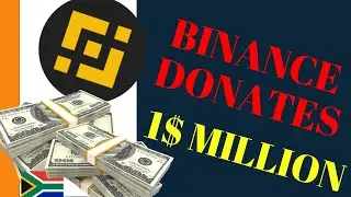 BINANCE donates 1$MILLION