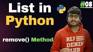 remove() Method in Python List | List in Python Tutorial 08 | Code Marathi