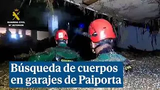 La Guardia Civil busca cadáveres en los garajes y bajos de las casas de Paiporta