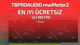 TBProAudio mvMeter2 - En İyi Ücretsiz VU Metre Plugin'i