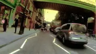 Cycling through Brixton