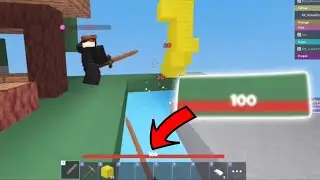 He Didn’t Even Hit Me Once in Roblox Bedwars.
