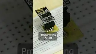 Full video on channel. Programming the ESP 01 #esp8266 #arduinoproject #arduino #iot #electronics