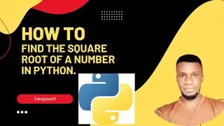 How to find the square root of a number - python