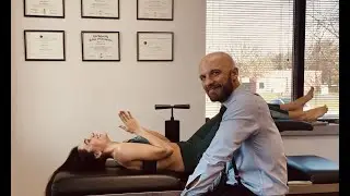 SHE'S NERVOUS & TENSE* Gets GREAT Adjustment + Ring Dinger® ASMR Relax & Cracks ~ Back Pain Relief.