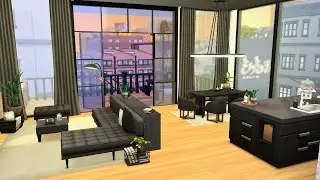 Modern Apartment FOR RENT (19 Culpepper House)  🌆 Sims 4 Speed Build Stop Motion (NO CC)