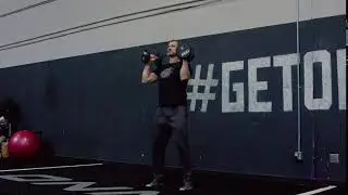 Dumbbell Push Press with Hold