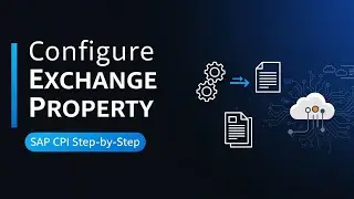 Configure exchange property in SAP CPI iFlow #sap #cpi