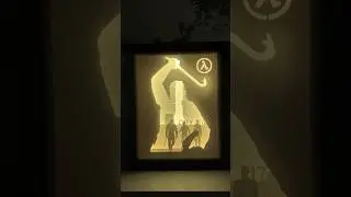 Half-Life DIY Paper Cut Light Box
