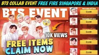 FREE FIRE BTS 🤩 COLLABORATION | FREE FIRE BTS ALL EVENT DEALS | ROAD TO 10K #pachakiligaming