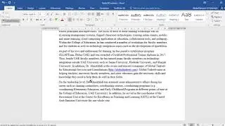 MS Word: How to create an interactive table of contents