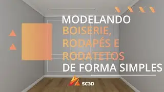 Como fazer um BOISERIE, RODATETO E RODAPE no 3DS Max