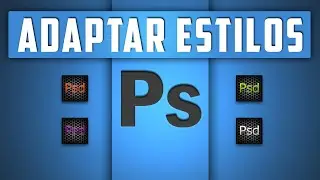 Como escalar un ESTILO en Photoshop cuando cambias el tamaño de un DISEÑO