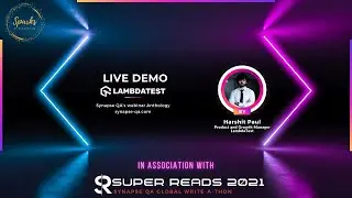 Sponsors Live Demo - LambdaTest