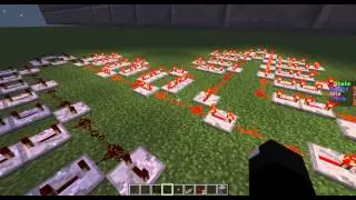Minecraft redstone for a map