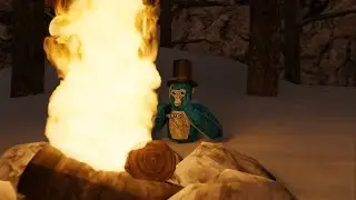 If Gorilla Tag had realistic campfires - Animation￼