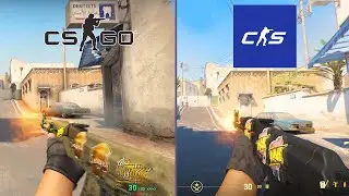CS:GO VS CS SOURCE 2 - Physics And Details Game Comparison