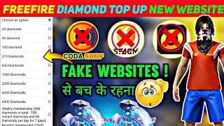 Free Fire Diamond Top Up New Website | Double Diamond Top Up Website In Free Fire