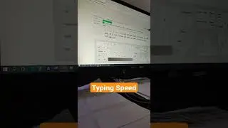 Typing speed 50 wpm#shorts