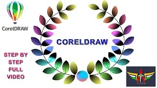 How to make Random Flower Design in CorelDraw X7 ||  @Techarun