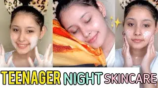 Teenager NIGHT Skincare || Healthy & Glowing Skin 