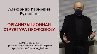 Организационная структура профсоюза. Бухвостов А.И.