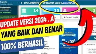Cara Update Dapodik 2024 A | Mudah - TERBARU