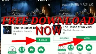 how to download the house of da vinci for free Android games apk+data+obb