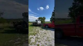 A bit too heavy #chevy #heavytrailer #scrap #scrapmetal #scraplife