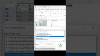 Conditional formatting : Comparing cell values using Rules