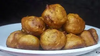 Banana Gulgule recipe|How to make banana gulgule|Sweet pua recipe|