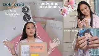 unbox with me: bts album's (Sealed) || Delivered korea review + Giveaway | my first sponsored video
