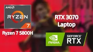 Cyberpunk 2077 2.0 (Ryzen 7 5800H + RTX 3070 Laptop) Test Game