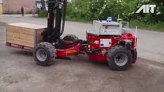 Automatisierter Gabelstapler für den Outdoor-Betrieb / Automated Forklift for Outdoor Operations