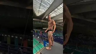 Olympic 10 Meter Diver tries High Diving for the first time 😳 