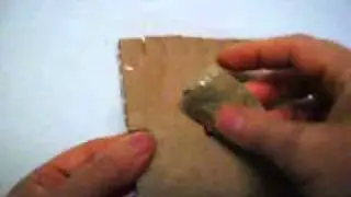 How To get the cardboard Squared ready with strings to make the bracelet