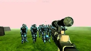 Bolt Action Sniper Rifle v Zombies: XNA XBOX: Clone of Duty