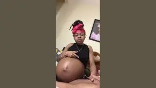 @therea1barbie1 Pregnant Tiktok Live